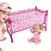 Ensemble de poussette de poupée - Poussette Jouets avec Panier Rose Poussette de Poupée - Poussette de poupée pour filles de 