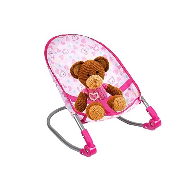 Poussette poupée | Jouets Poussette Rose avec Panier,Poussette pour poupées, poussettes Jouets pour stimuler limagination et