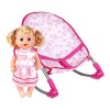 Poussette poupée | Poussette poupée Pliable et légère en Rose avec Panier | Poussettes Jouets pour Filles 4 à 6 Ans, Landau p