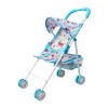 Poussette de poupée pour bébé, Accessoires de poupée pour bébé, Jouet de Poussette pour Tout-Petit, Jeu de Simulation, Pousse