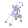 Poussette de poupée pour bébé, Accessoires de poupée pour bébé, Jouet de Poussette pour Tout-Petit, Jeu de Simulation, Pousse