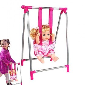 Poussette poupée, Jouets Poussette Rose avec Panier, Poussette pour poupées, poussettes Jouets pour stimuler limagination et