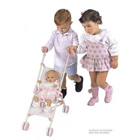 DE CUEVAS TOYS- Poussette de Poupée Pliante Ocean Fantasy DeCuevas Toys 90041, Multicolor