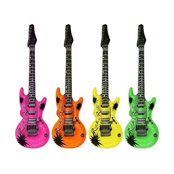 Toyland Ensemble de 4 gonflables Guitars [Jouet]