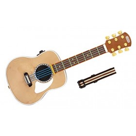 Little Tikes My Real Jam Guitare acoustique – Jouet avec 1 sangle & 1 étui – 4 modes de jeu, contrôle du volume, connexion Bl