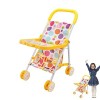 poupée - Poussette bébé réaliste pour poupées Pliable - Accessoires poupée avec poignée Confortable pour bébé poupée Ours en 