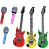 Guitare gonflable, 6 instruments gonflables, guitare gonflable colorée, microphones, 3 guitares gonflables, 3 microphones, s