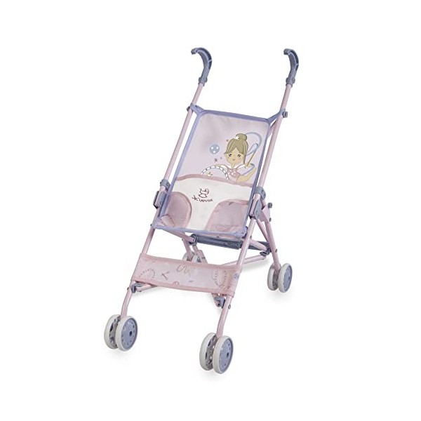 DE CUEVAS TOYS- Poussette Poupées, 90051, Rose