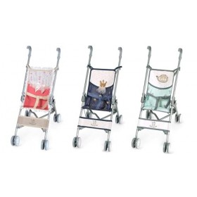 DE CUEVAS TOYS- Poussette de Poupée Pliante Assortiment 2 DeCuevas Toys 90090, Multicolor