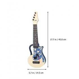 Toddmomy 1 mini guitare ukulélé pour enfants - Instrument de musique - Accessoire photo pour tout-petits et enfants dâge pré
