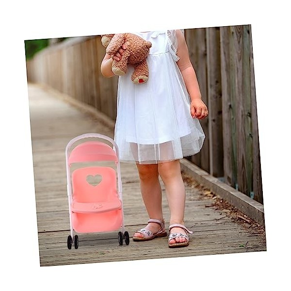 Toyvian Nuisettes Bébé Poupée Poupées pour Filles Fille Poupées Chariot Chariot pour Enfants Filles Accessoires Enfants Broue