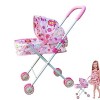 Poussette Jouet | Poussette Pliable et rétractable pour Enfant,Poussette Parapluie pour Accessoire de poupée Amusant en Plein