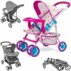 Milly Mally Kate Landau Poupées Pliable pour Les Filles à Partir de 3 Ans avec Canopy Roues en Mousse Sangles Candy