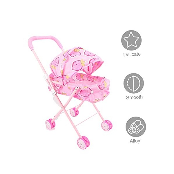 LABRIMP Poussette Jouet Lit De Poupée Jouets Poussette Poupée avec Poussette Porte-bébé pour Poupée Poussette Bébé pour Poupé