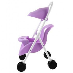 Toyvian Poussette Parapluie Bébé Poupée Poussette De Poupées Poussette pour Animaux De Compagnie Petite Poussette De Poupée P