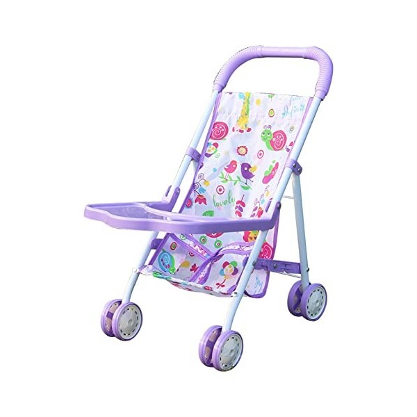 Jouer Poussette de poupée | Poussette de poupée pour Enfant avec Panier inférieur,Poussette pour samuser en Plein air, Acces