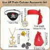 Costume de capitaine pirate