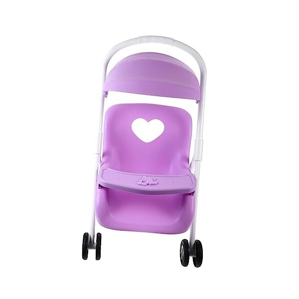 ibasenice Poussette pour Poupées Poussette pour Animaux De Compagnie Trotteur Bébé Poussette De Poupée Pliante Poussette Land