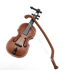 TOYERA – Mini modèle de Violon, Ornements Non Toxiques, Simulation de Violon en Bois 1/12, Artisanat inodore, Ornements pour 