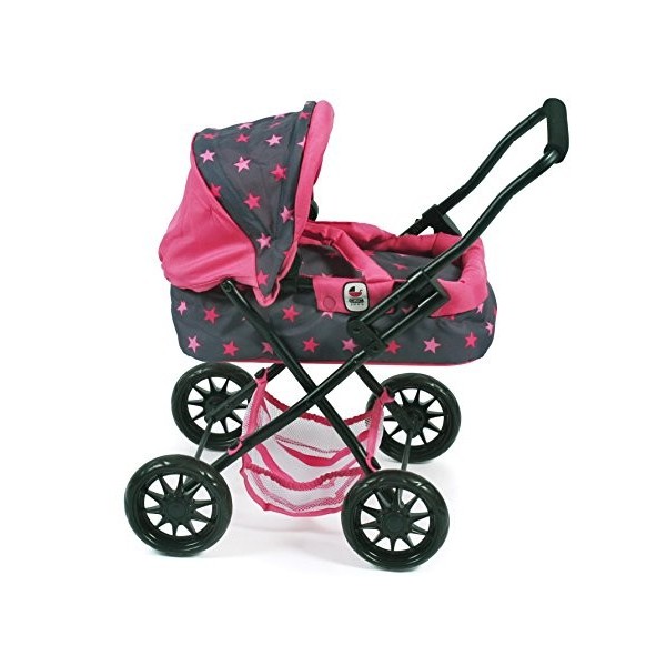 Bayer Chic 2000 555 82 Poussette pour poupée Smarty, astérisque Rose