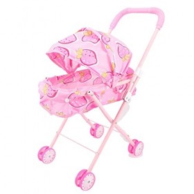 ibasenice Poussette Jouet Poussette pour Grands Enfants Poussette De Maison De Poussette De Poupée Jouets Poussette Poupée av