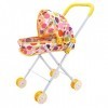 Poussette bébé - Poussette bébé réaliste pour poupées Pliable,Chariot Famille daccessoires poupée bébé avec Grandes Roues Fo