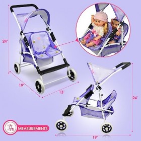 ANIVIA Landau pour poupée,