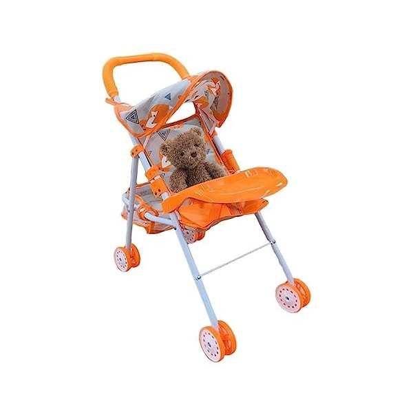 Poussette de poupée pour,Creative Kid Doll Poussette Jouet Poussette pour Poupées - Poussette pour Filles à partir de 3 Ans, 