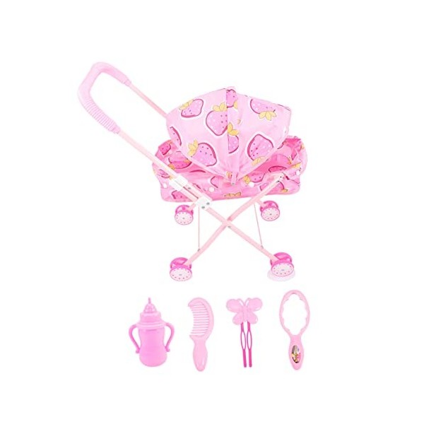 Toyvian Poussette Jouet Enfant en Bas Âge Faire Semblant De Jouer Jouet Enfants Jouets Infantile Fille Jouets Bébé Jouet Pous