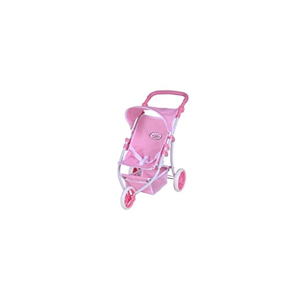 KNORRTOYS.COM 16538 Poussette pour poupée Jogger Lio-Princess White Rose