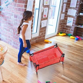 Poussette de poupée pour enfants - Poussette facile à plier - Chaise à bascule pour poupée de bébé, chaise de salle à manger,