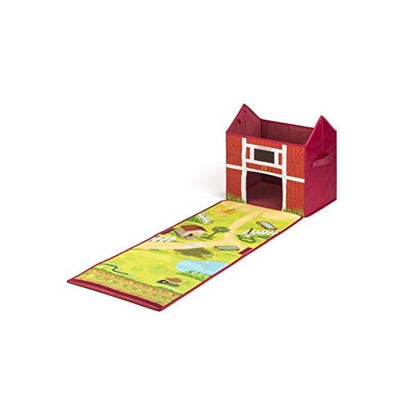 Miniland Farm Box Coffre de Rangement en Forme de Ferme Convertible 97097 