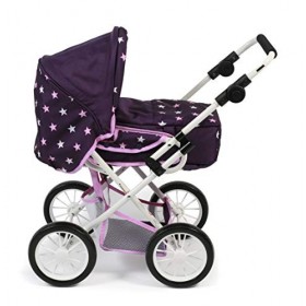 Bayer Chic 2000-Poussette combinée Leni, 560 71, Stars Violet, 64 x 37 x 68 cm