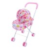 poupée, poupée Poteau en Acier, bébé légère, poupée avec auvent réglable, Chariot Pliable pour enfaants, bébé pour Filles gar