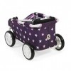 Bayer Chic 2000-Chariot Skipper, Petit Chariot pour Peluches et poupées, 660 71, Stars Lila, 46 x 30 x 29 cm