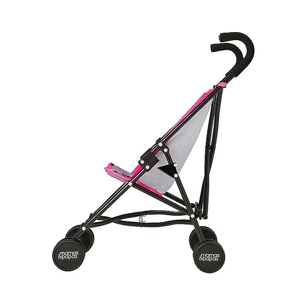 Mamas & Papas Poussette pour enfant en gris et rose | Poussette pliable pour enfants à partir de 3 ans