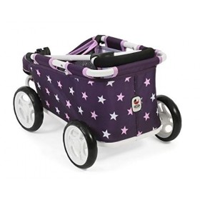 Bayer Chic 2000 660-71 Skipper Petit Chariot pour oursons et poupées Violet