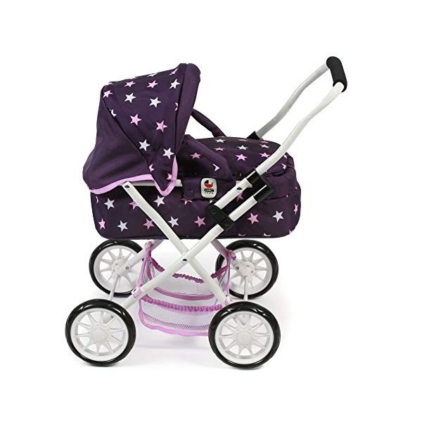 Bayer Chic 2000 555 71 – Poussette de poupée Smarty pour Enfants à partir de 2 Ans, étoiles Violettes