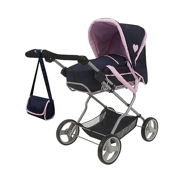 509 Crew Classic Deluxe Poussette de poupée 3 en 1 – Jouet à roulettes pour enfants à partir de 3 ans