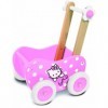 Vilac - 4808 - Poussette Pour Poupée - Landau En Bois - Hello Kitty