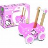 Vilac - 4808 - Poussette Pour Poupée - Landau En Bois - Hello Kitty