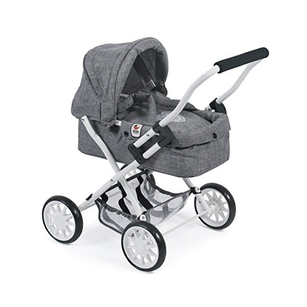 Bayer Chic 2000 555-76 Poussette pour poupée Smarty 2 Ans et Plus Gris Jeans