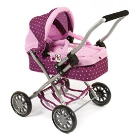 Bayer Chic 2000 555 29 Smarty Poussette pour Enfants à partir de 2 Ans Motif à Pois mûre/Violet