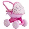 HTI Peppa Pig 4-en-1 Mon premier landau en rose | Poussette et landau jouets pour enfants garçons et filles âgés de 18 mois e