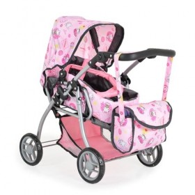 Moni Kitty Poussette Combi 9672 pour poupées Sac de Transport Souple Sac à bandoulière