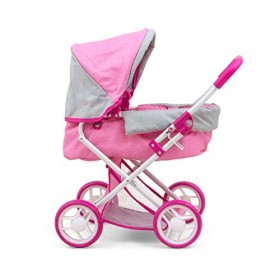 Milly Mally Alice Poussette pour poupées Prestige Pink Rose