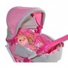 Milly Mally Alice Poussette pour poupées Prestige Pink Rose