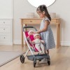 Chicco Junior Lala Poussette Double | Poupées Jouet en Rose | Poussette avec poignée réglable en Hauteur | Système de Voyage 