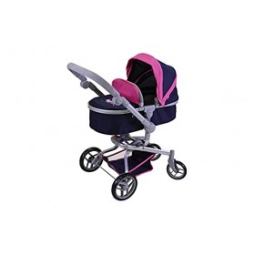 Knorrtoys 90933 Boonk-Flying Hearts Poussette pour poupée Bleu Rose