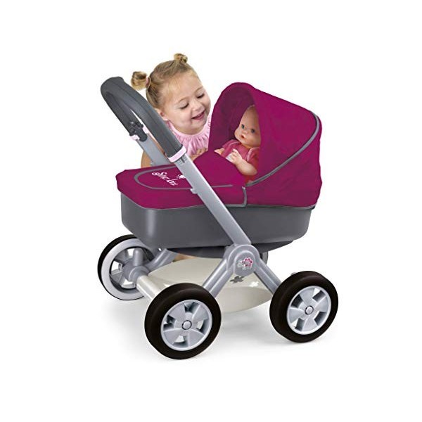 Famosa Silver Line - Poussette pour poupée bébé Rouge 800008881